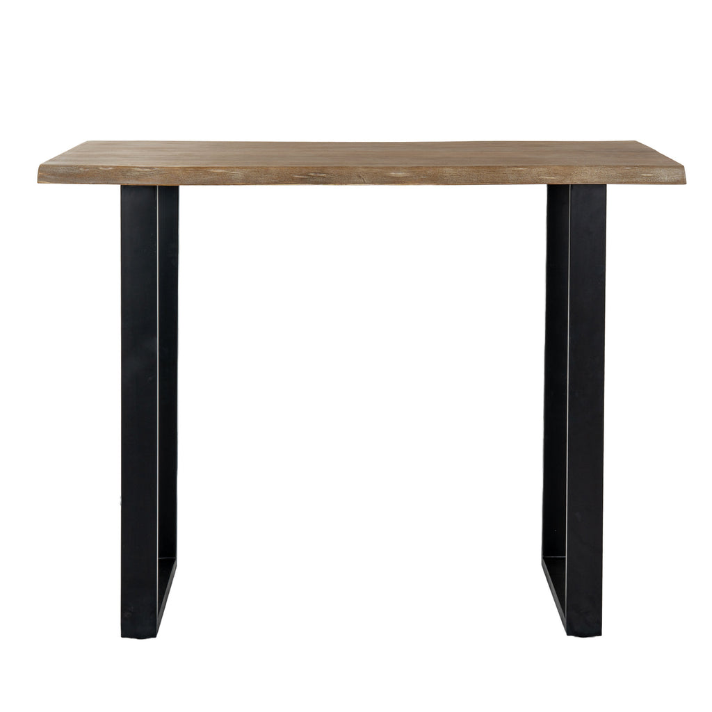 Live Edge Collection Light Acacia Bar Table