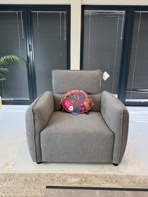 Ascot Sofa Grey Armchair