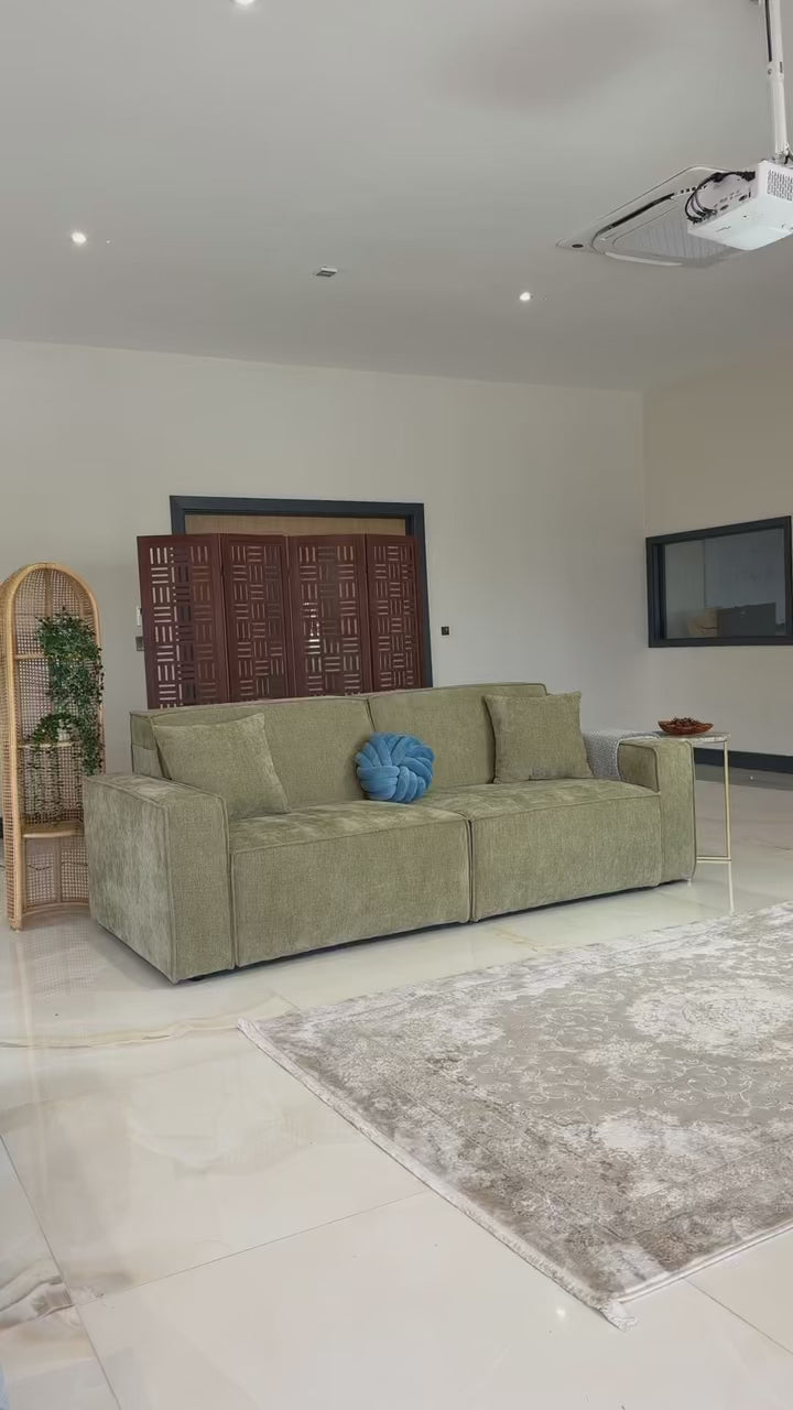 Houston Electric Sofabed Beige 3 Seater